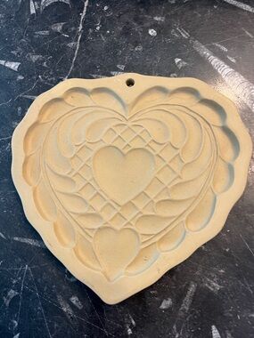 Cookie mold, brown bag cookie art 1988 vintage